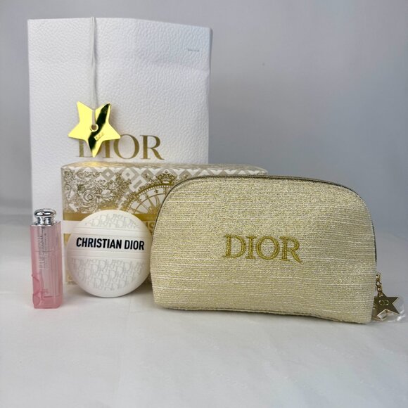 dior Other - NEW DIOR CHRISTMAS LIMITED EDITION SET WITH POUCH beauty